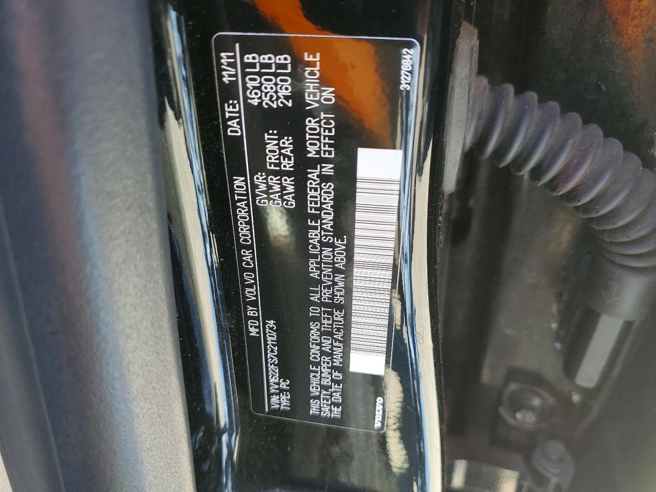 2012 VOLVO S60