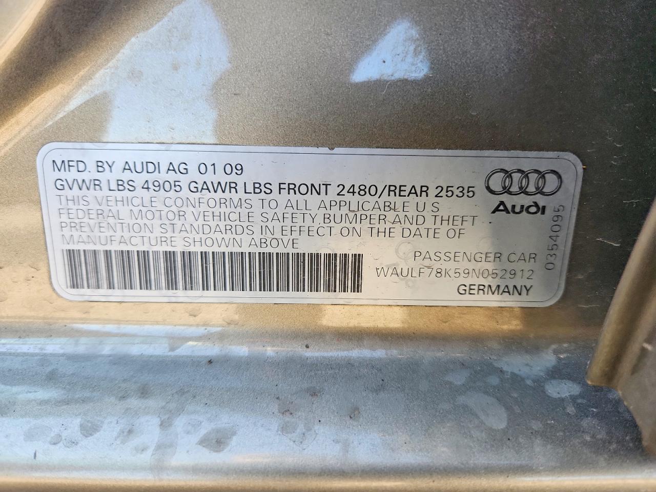 2009 AUDI A4