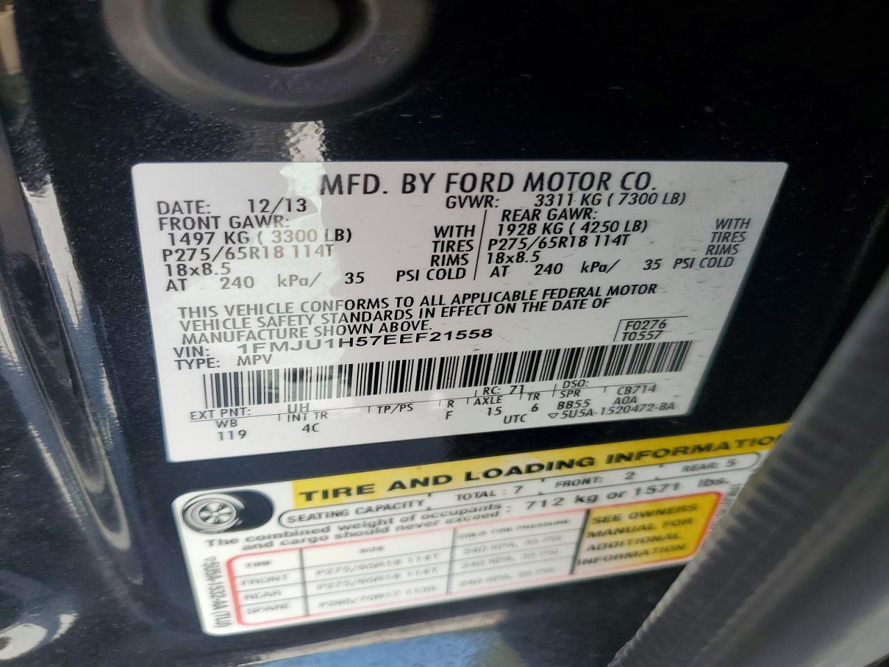 2014 FORD EXPEDITION