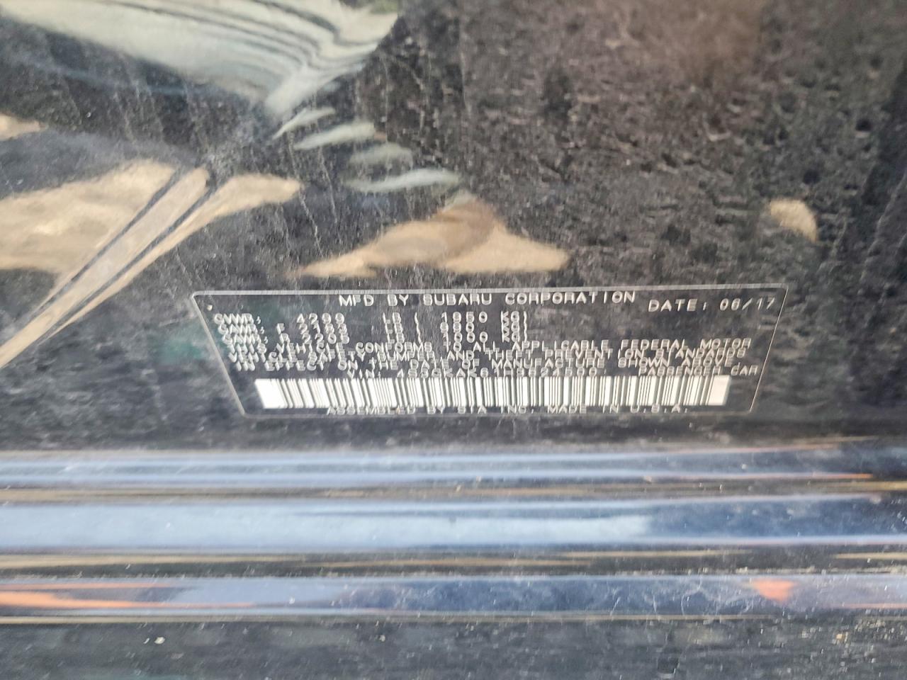 2017 SUBARU IMPREZA