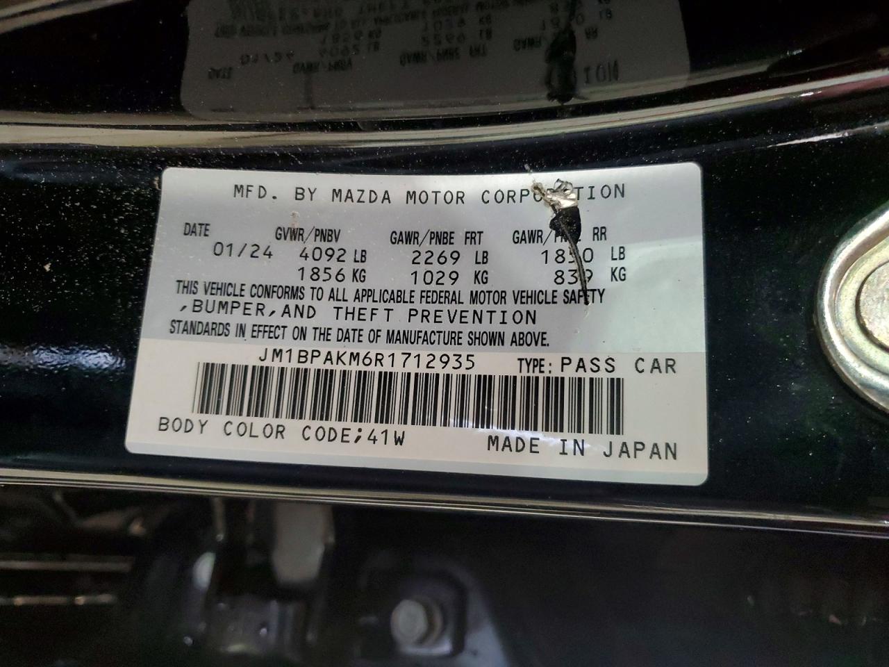 2024 MAZDA MAZDA3