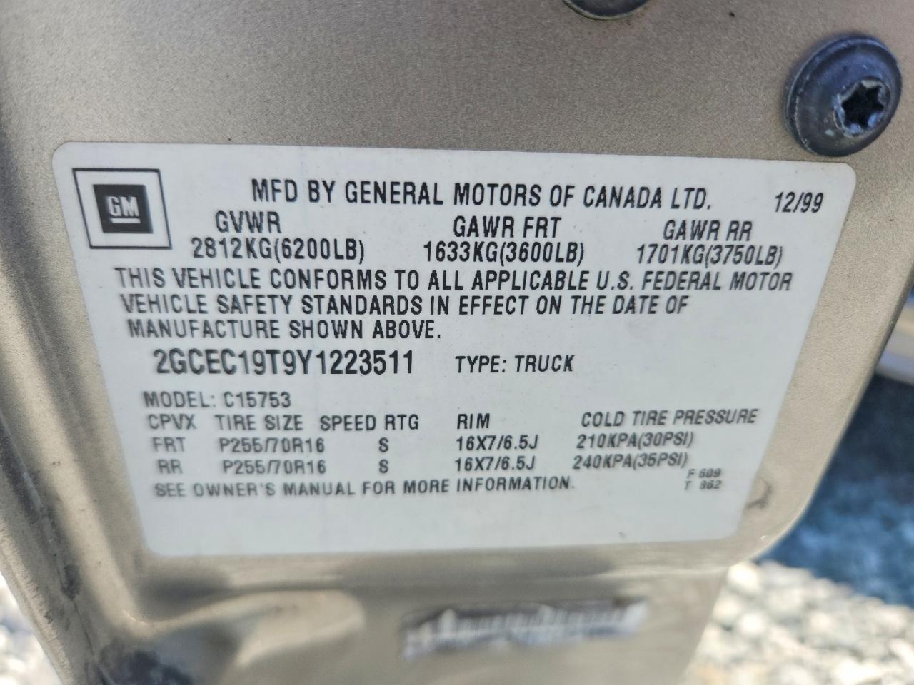 2000 CHEVROLET SILVERADO