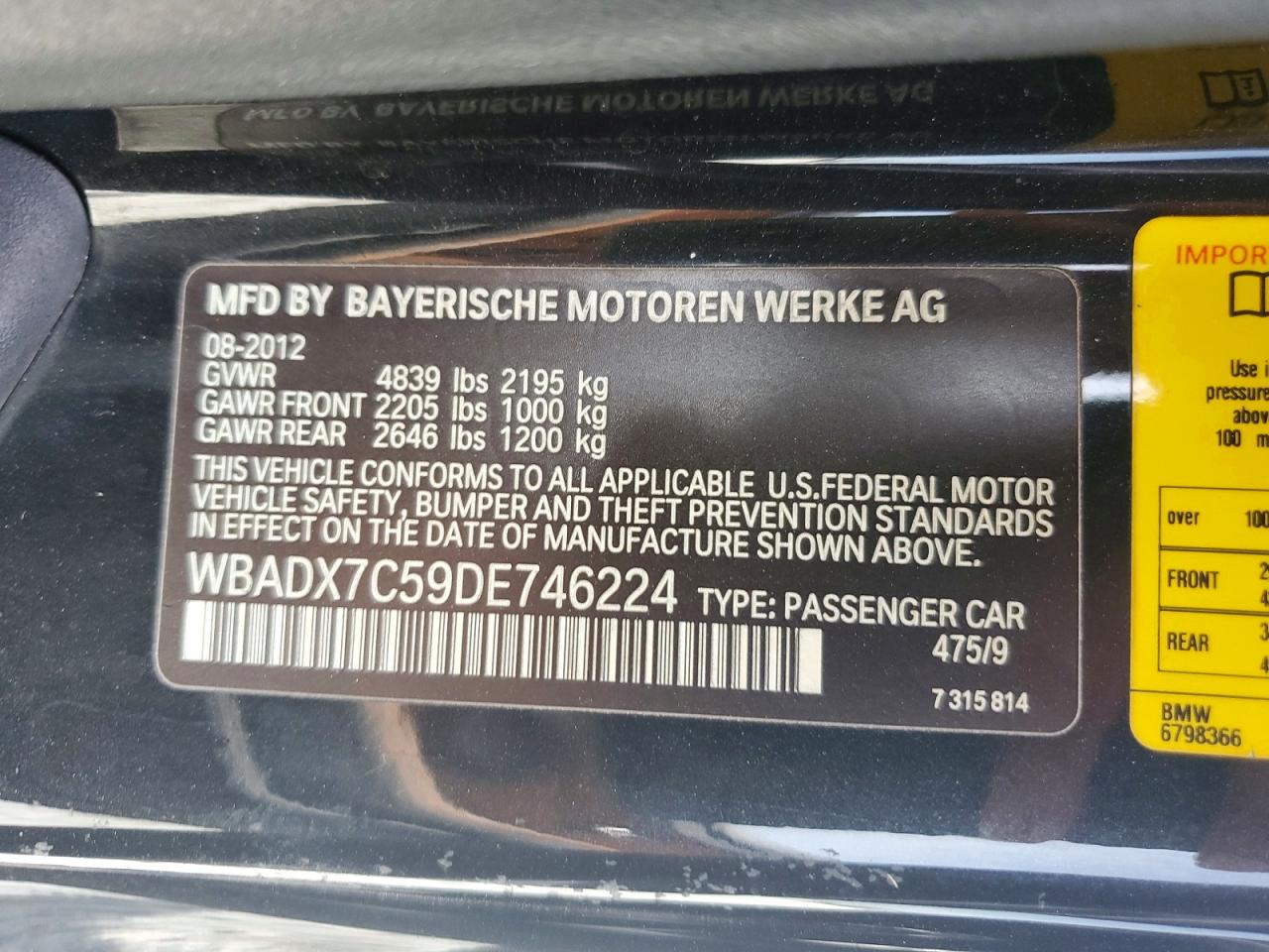 2013 BMW 3 SERIES