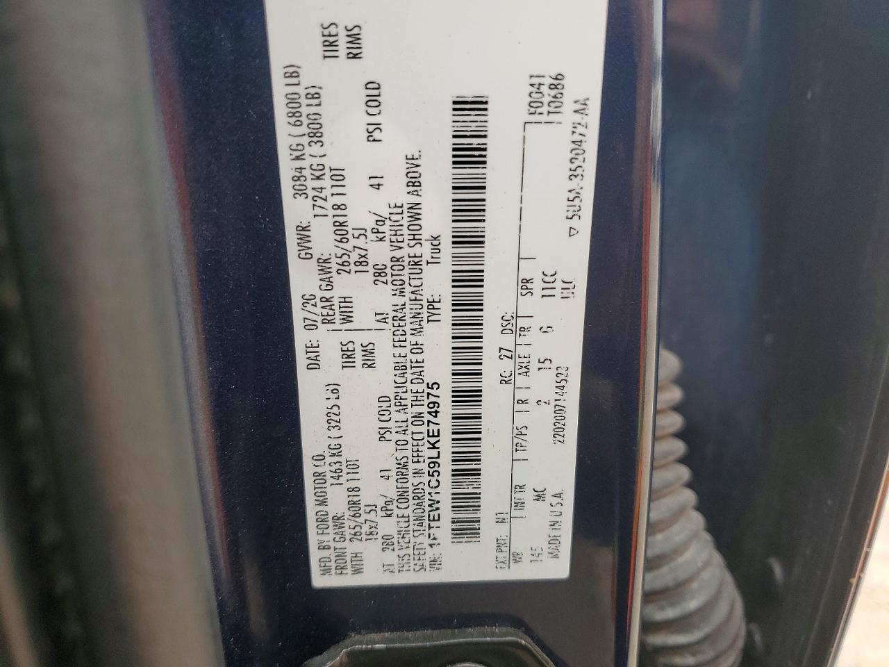 2020 FORD F-150