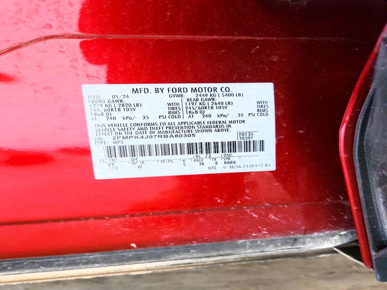 2024 FORD EDGE