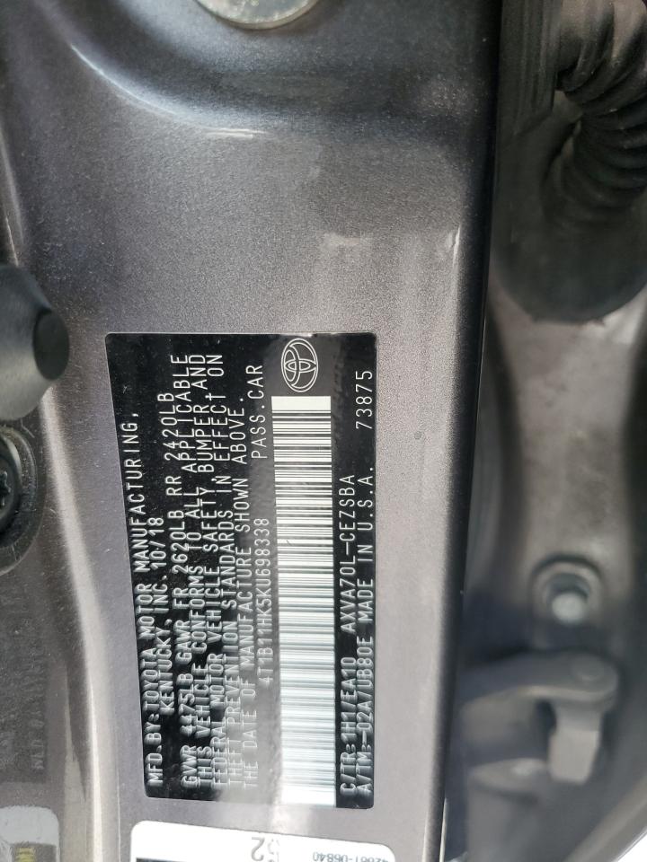 2019 TOYOTA CAMRY