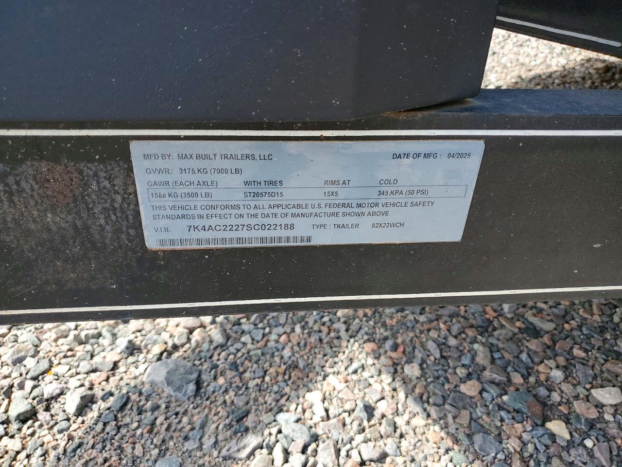 2025 MAXBUILT UNKNOWN