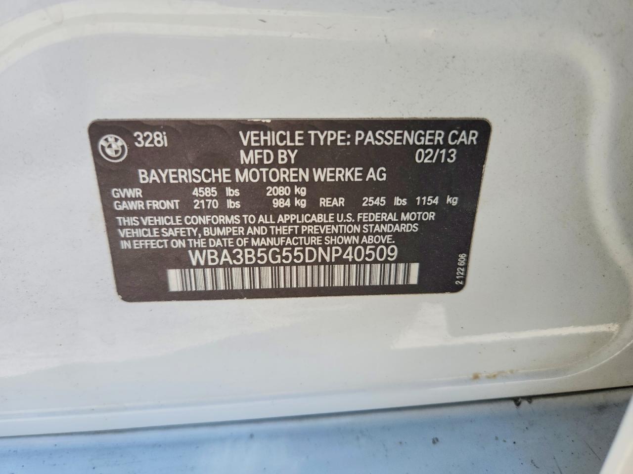 2013 BMW 3 SERIES