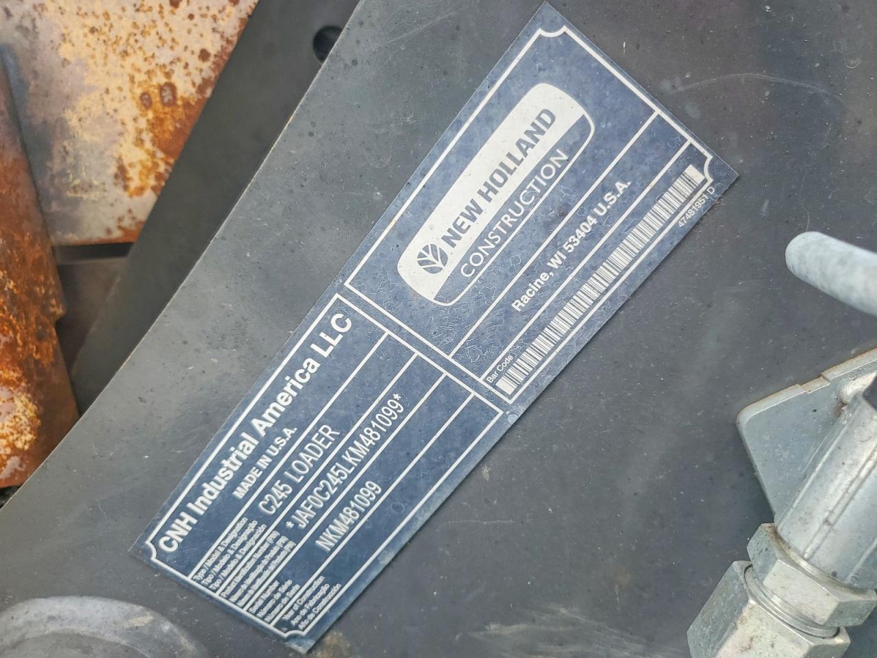 2019 NEW HOLLAND UNKNOWN