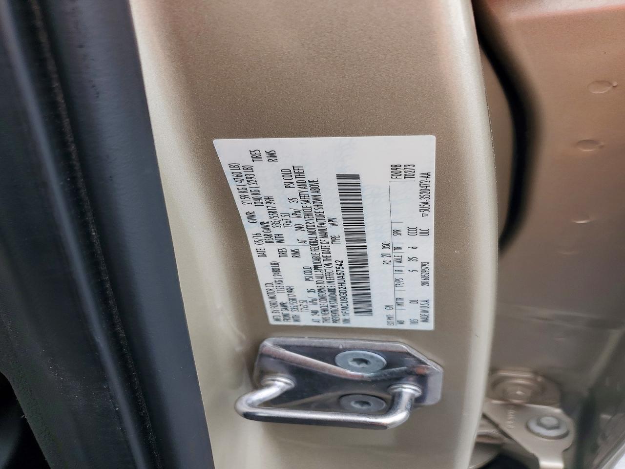 2017 FORD ESCAPE
