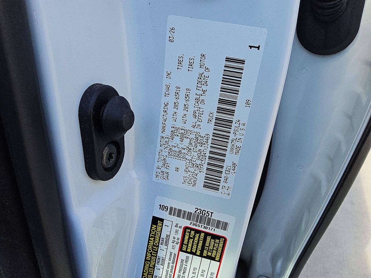 2026 TOYOTA TUNDRA