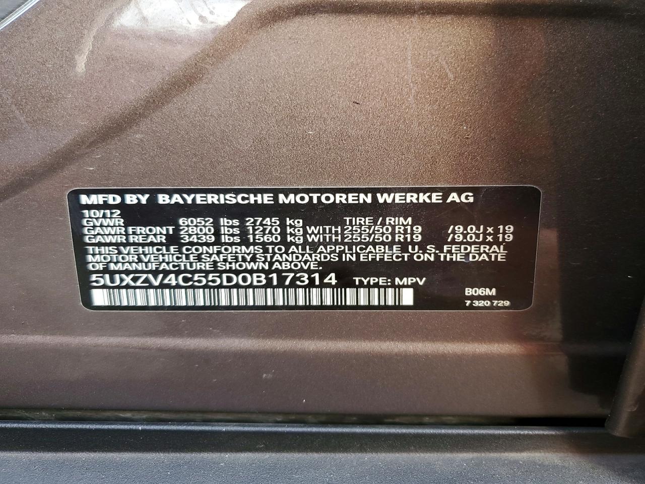 2013 BMW X5