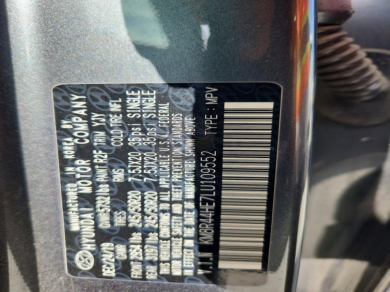 2020 HYUNDAI PALISADE