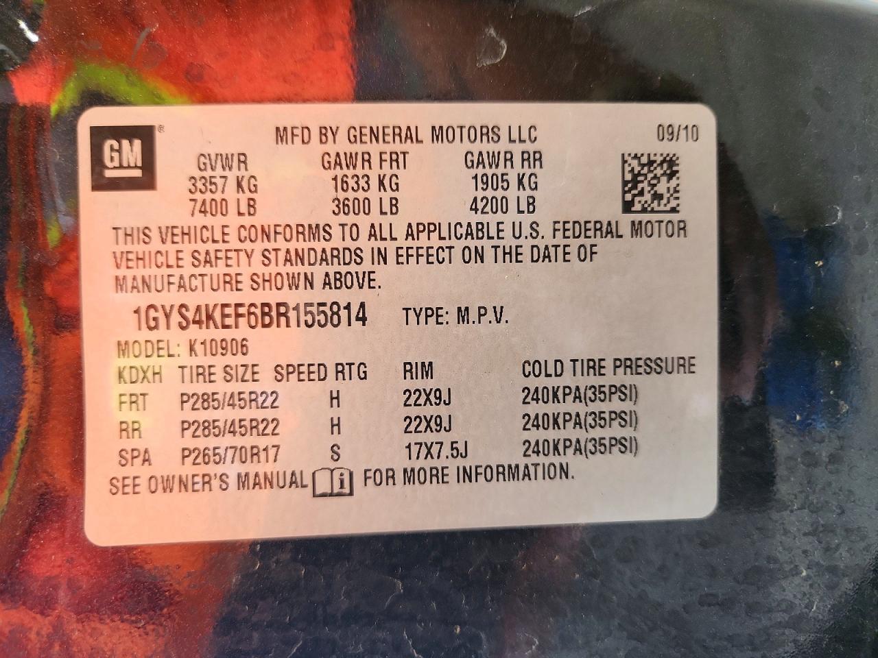 2011 CADILLAC ESCALADE