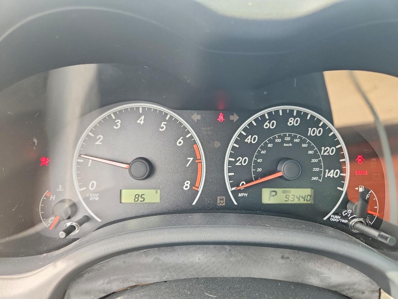 2012 TOYOTA COROLLA