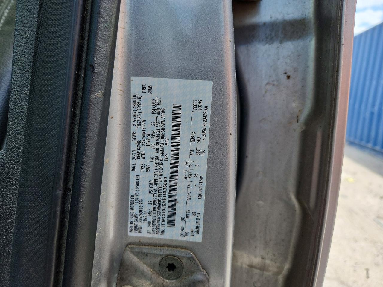 2014 FORD ESCAPE