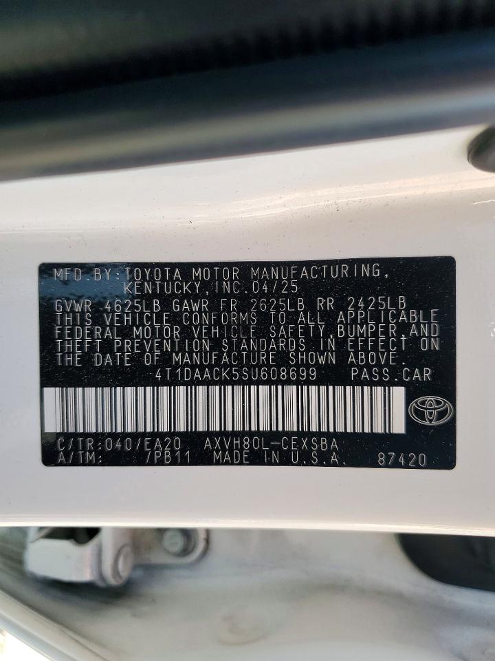 2025 TOYOTA CAMRY