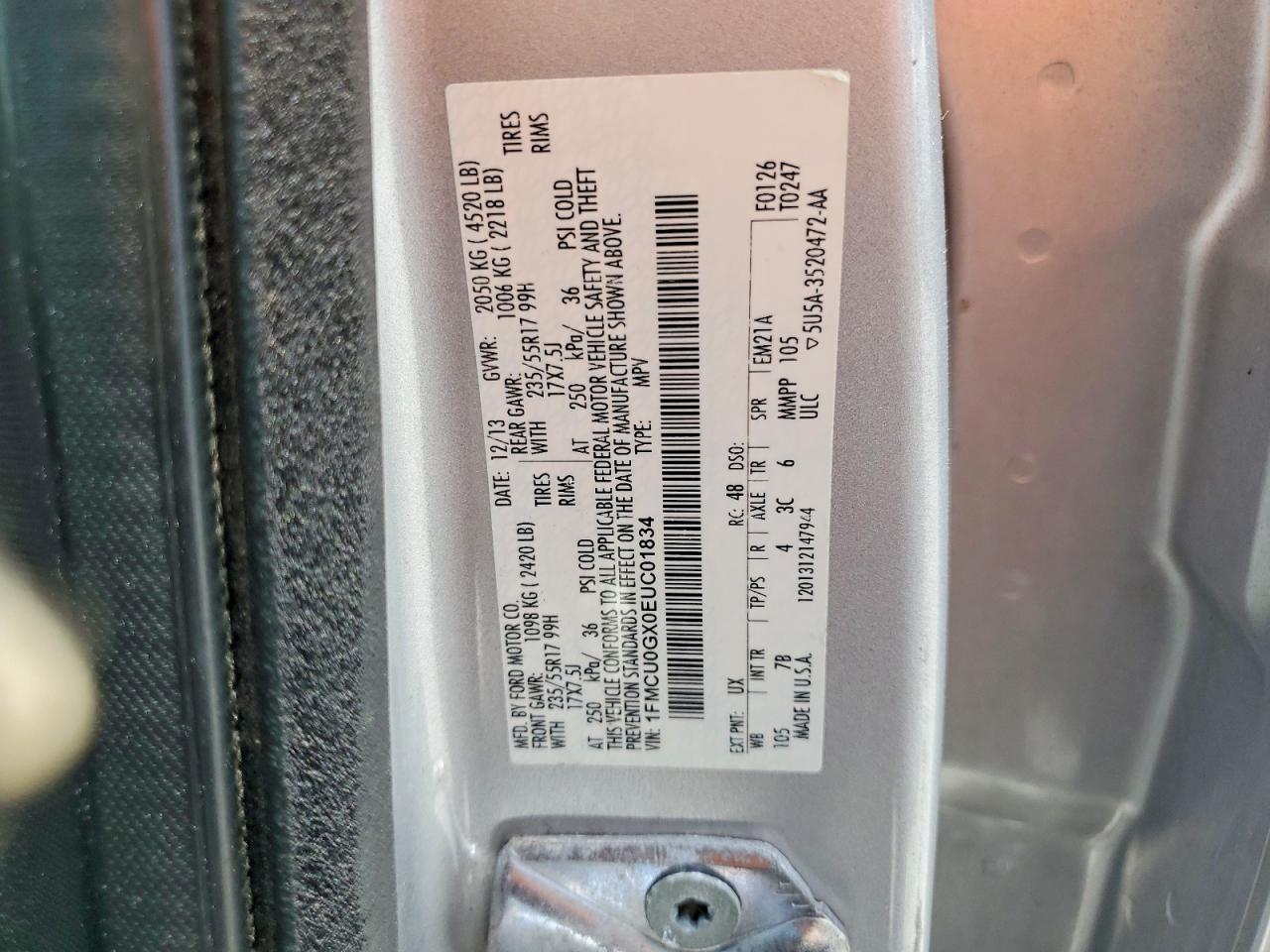 2014 FORD ESCAPE