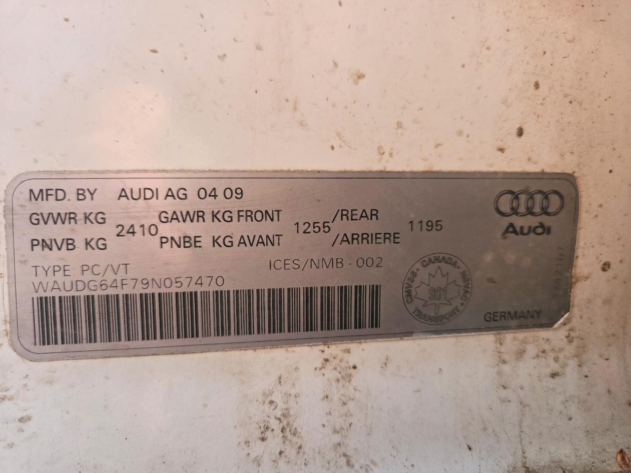 2009 AUDI A6