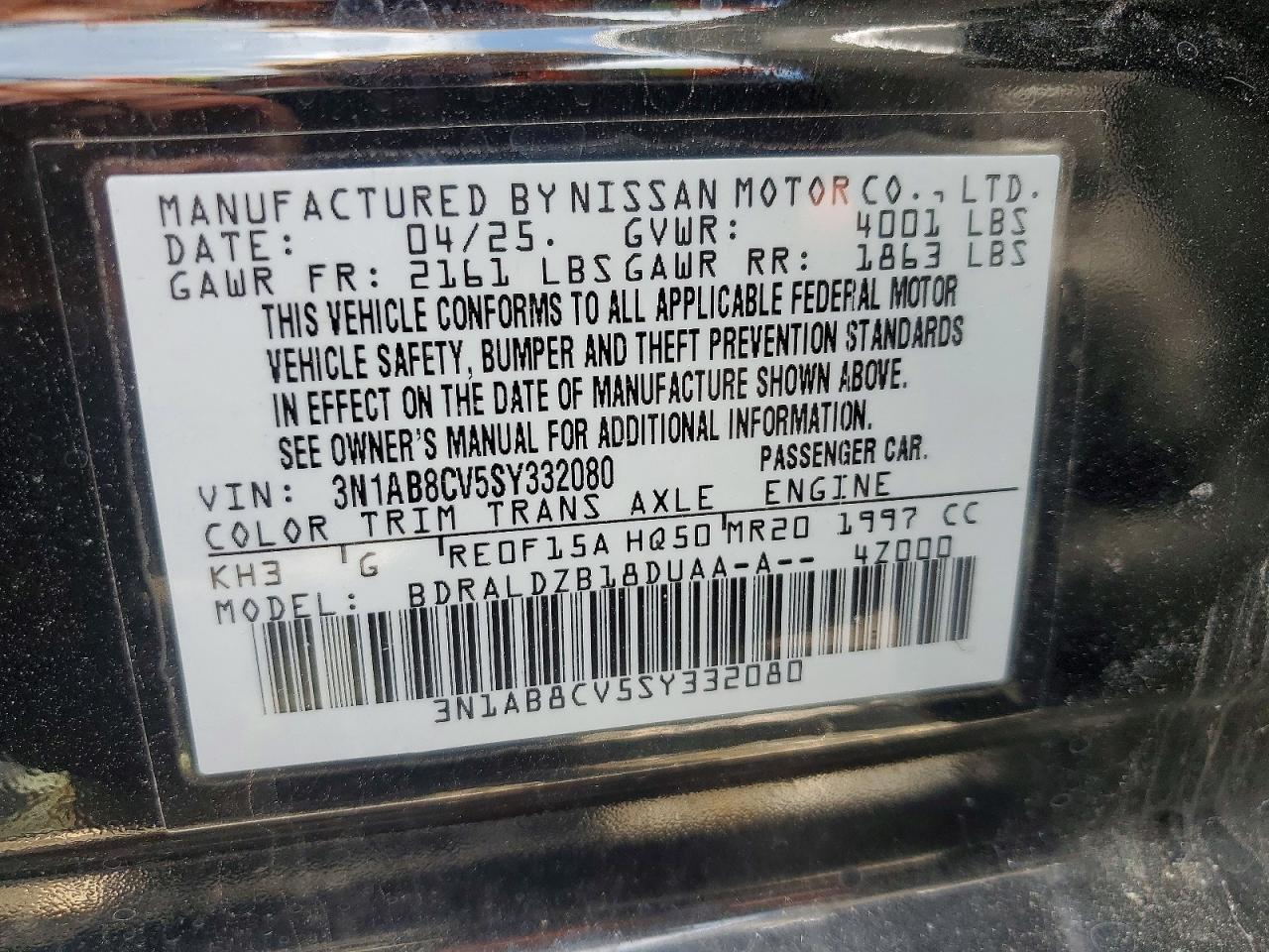 2025 NISSAN SENTRA