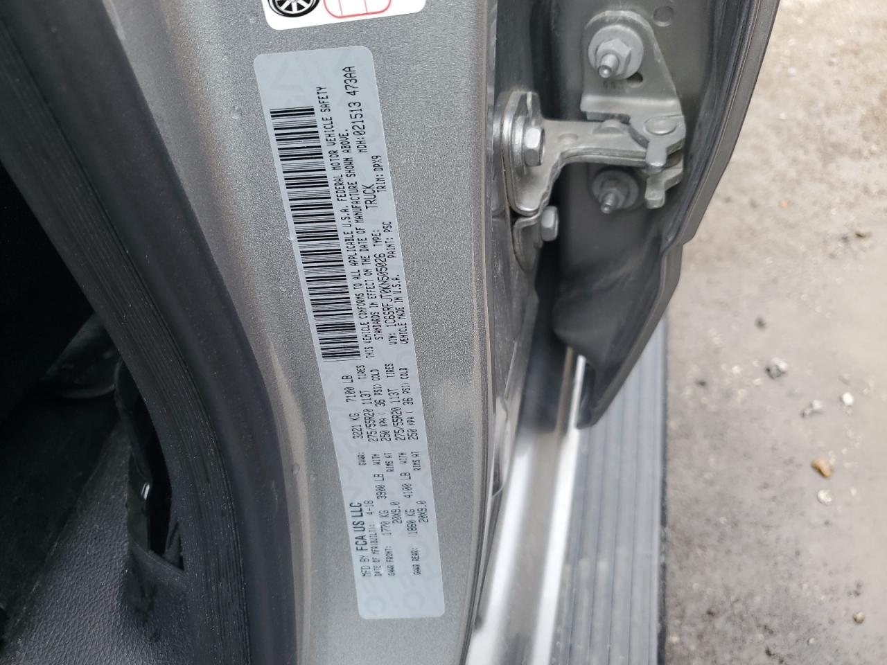 2019 RAM 1500