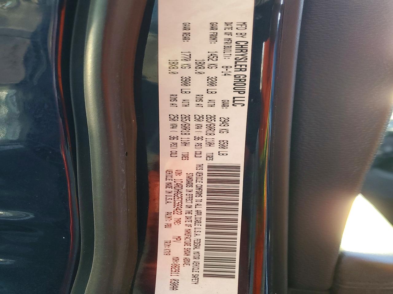 2014 DODGE DURANGO