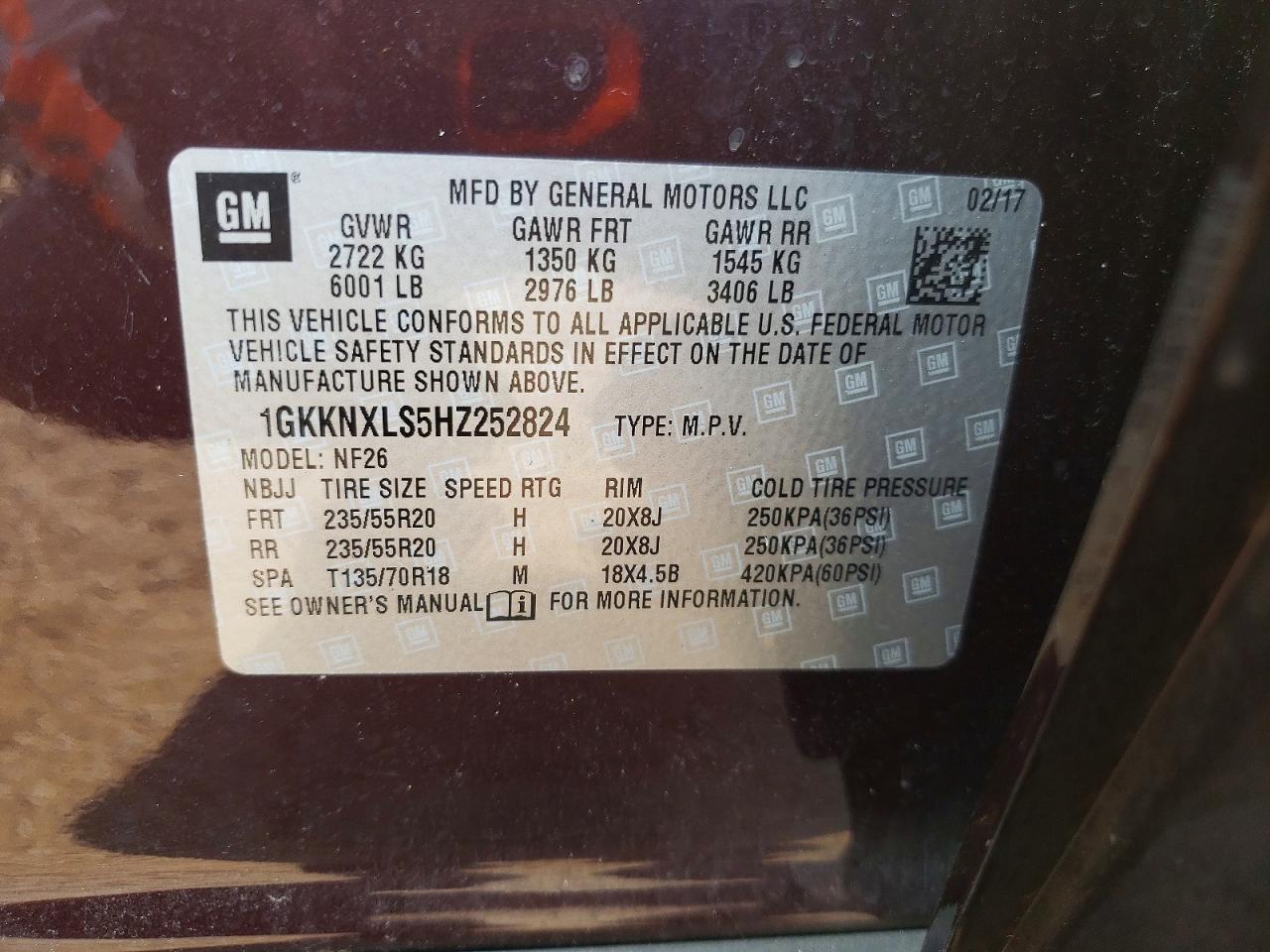 2017 GMC ACADIA DEN