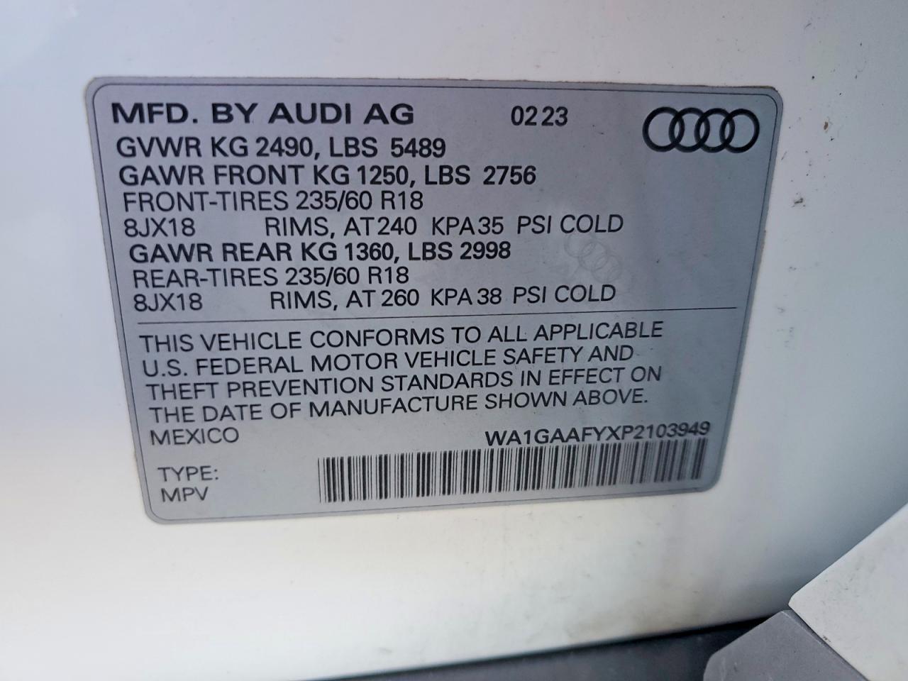 2023 AUDI Q5