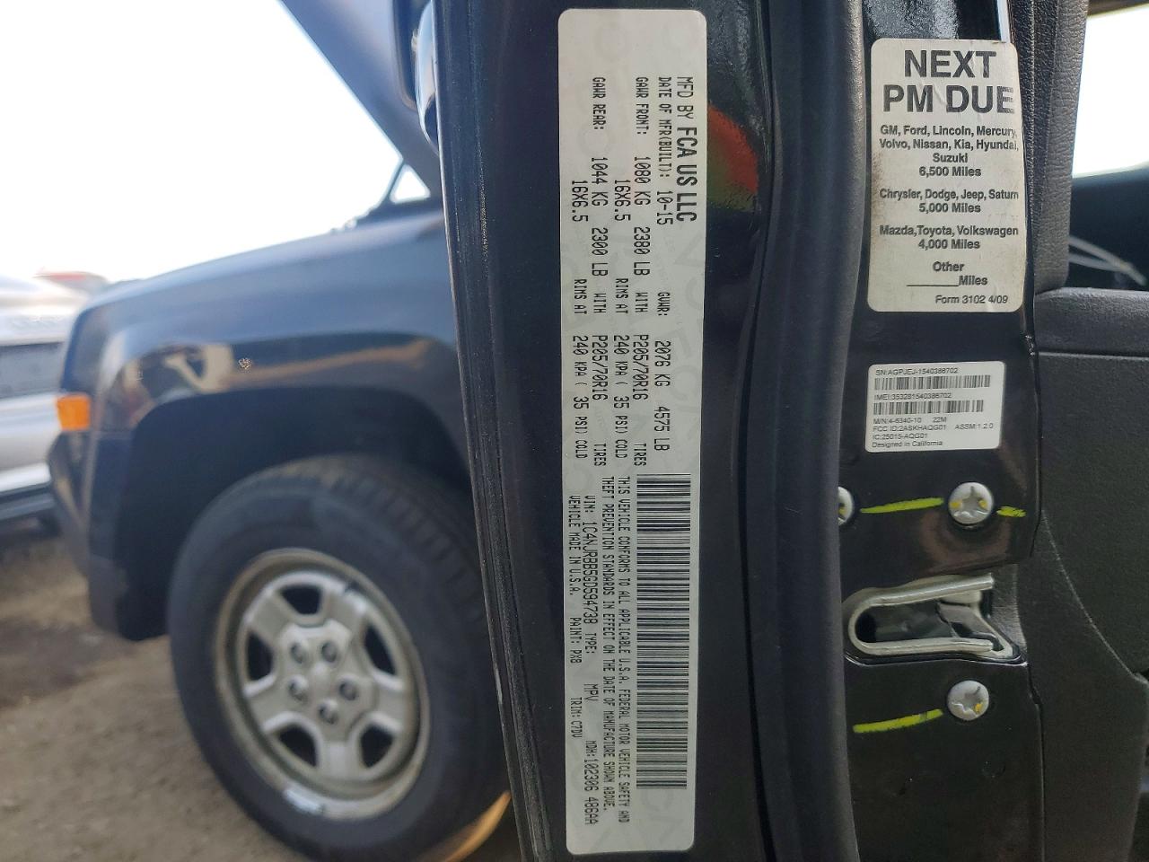 2016 JEEP PATRIOT