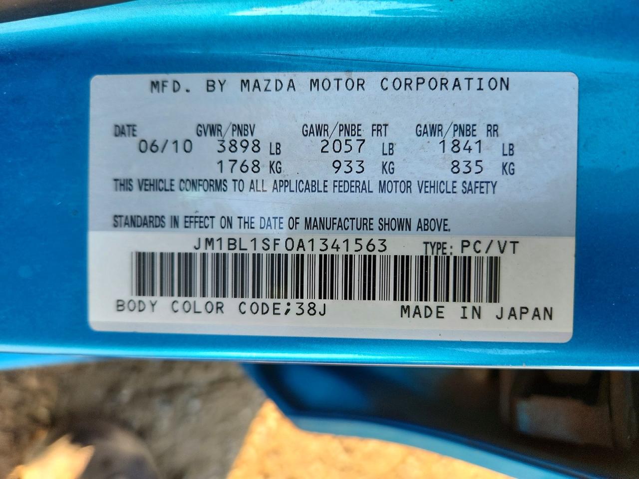2010 MAZDA 3
