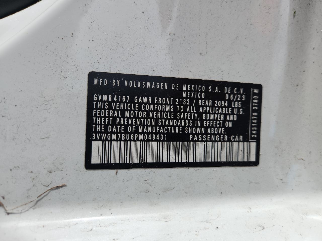 2023 VOLKSWAGEN JETTA