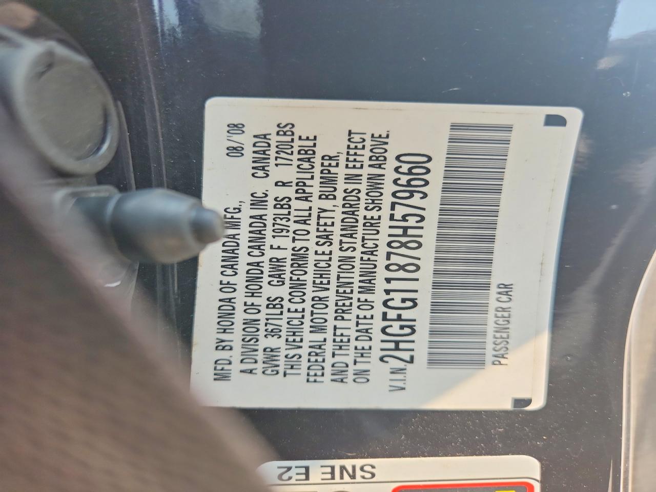 2008 HONDA CIVIC