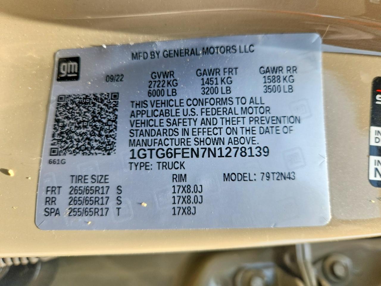 2022 GMC CANYON