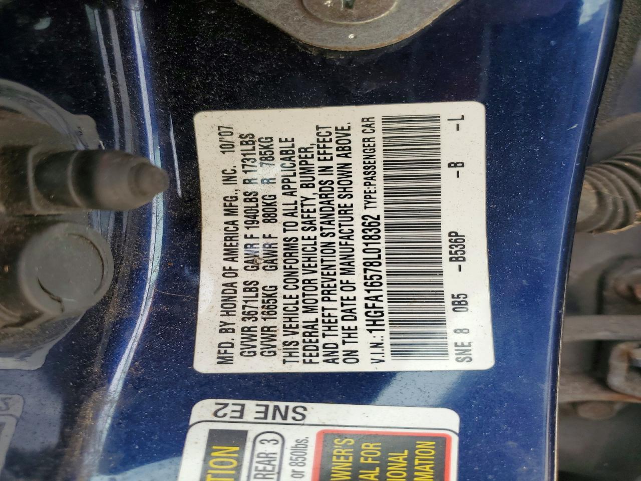 2008 HONDA CIVIC