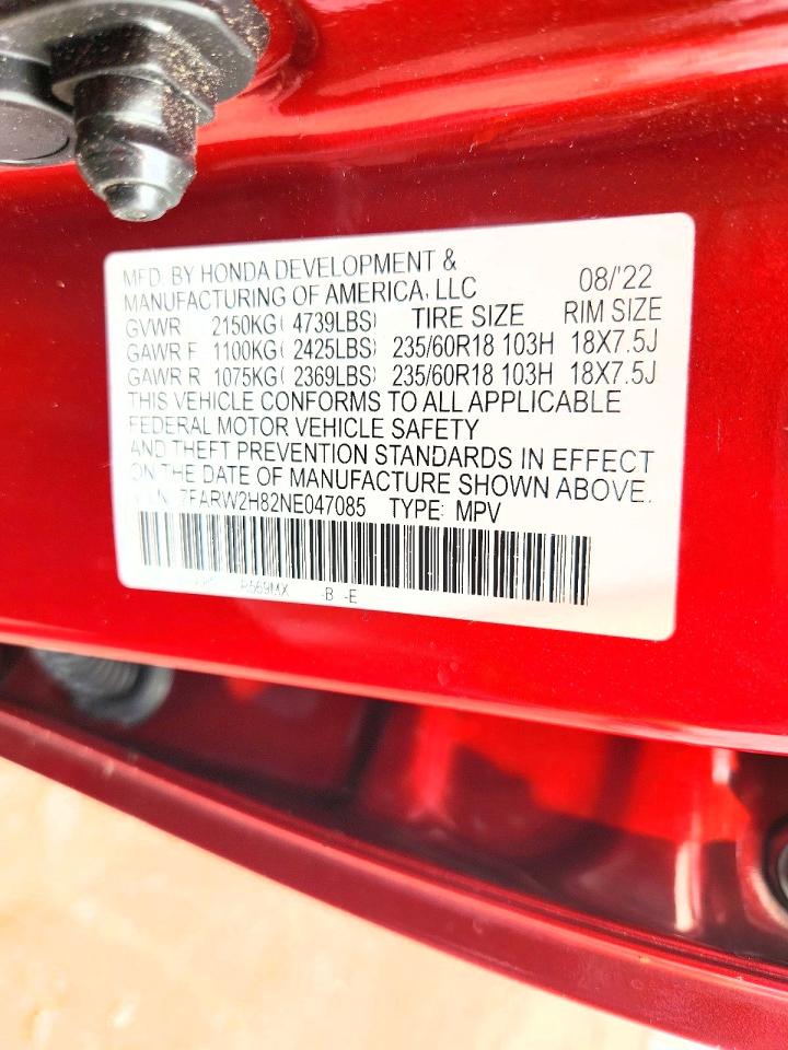 2022 HONDA CRV
