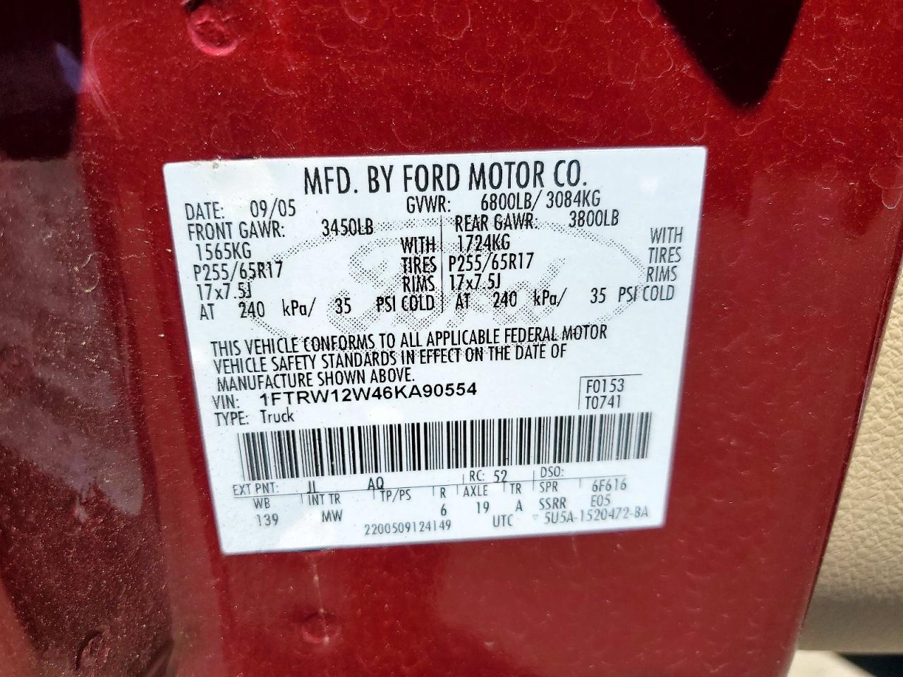 2006 FORD F-150
