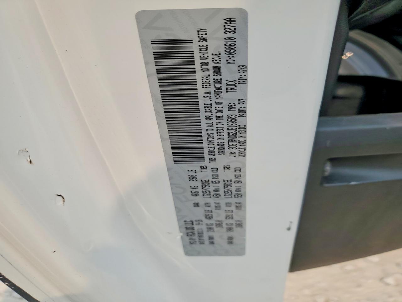 2018 RAM PROMASTER