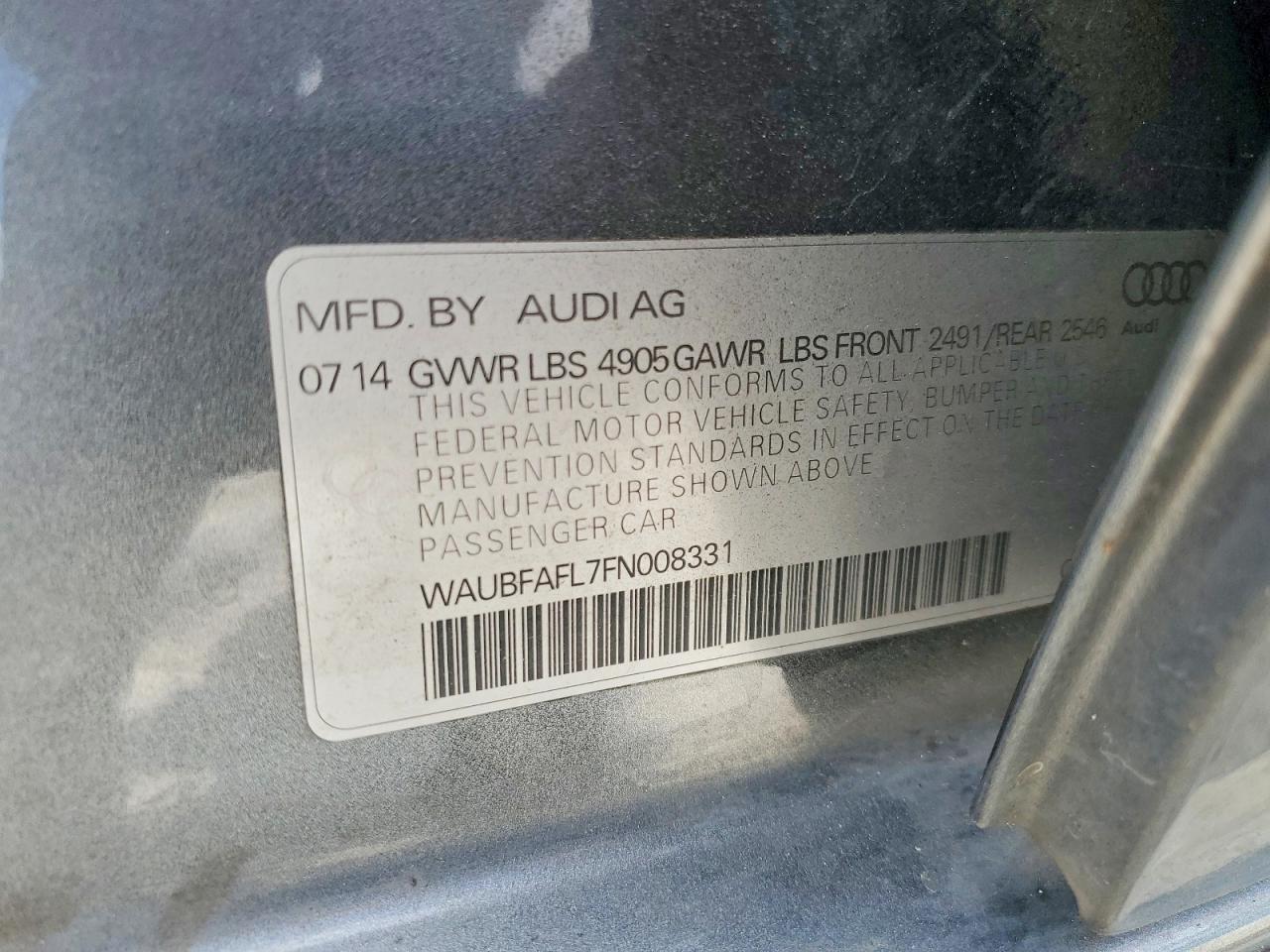 2015 AUDI A4