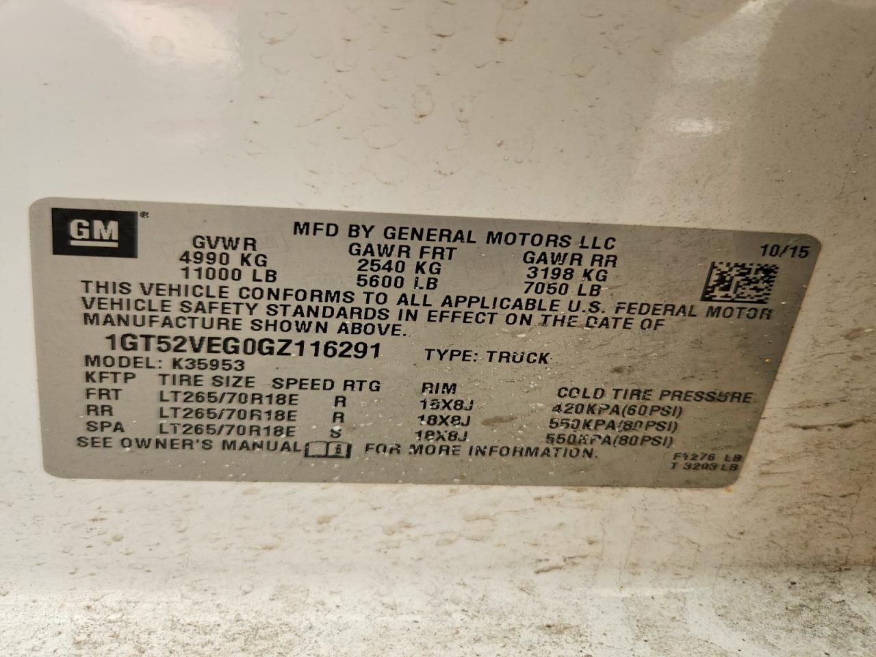 2016 GMC SIERRA