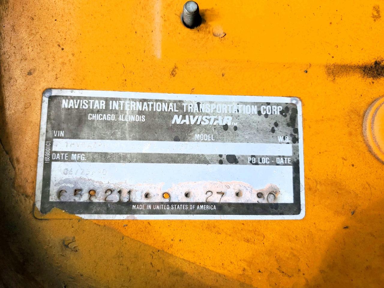 1991 INTERNATIONAL ALL OTHER