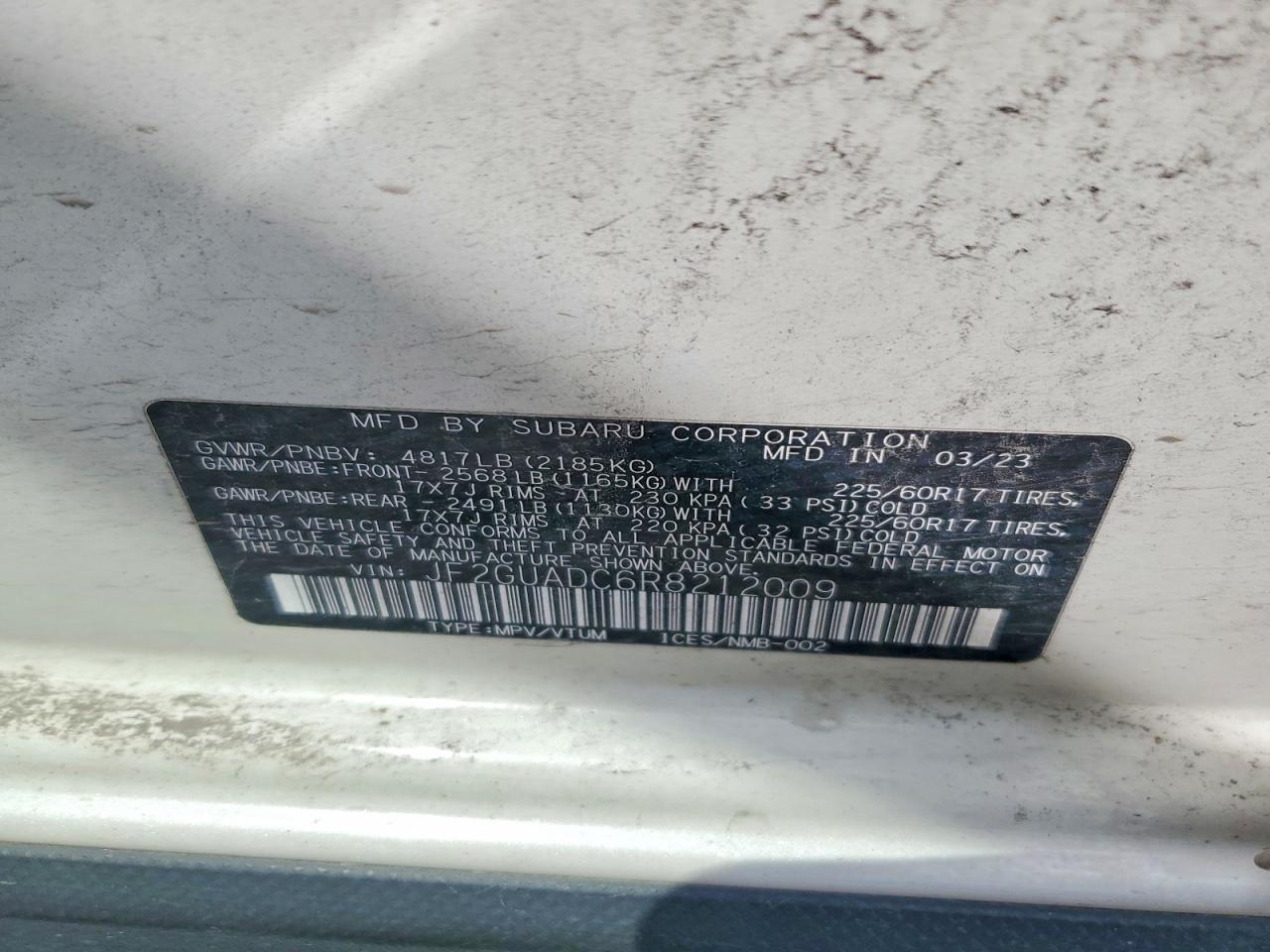 2024 SUBARU CROSSTREK