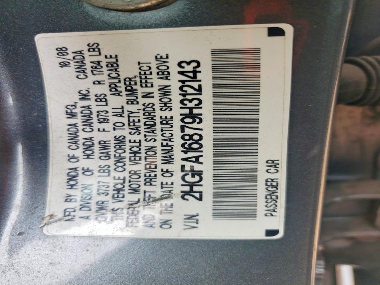 2009 HONDA CIVIC