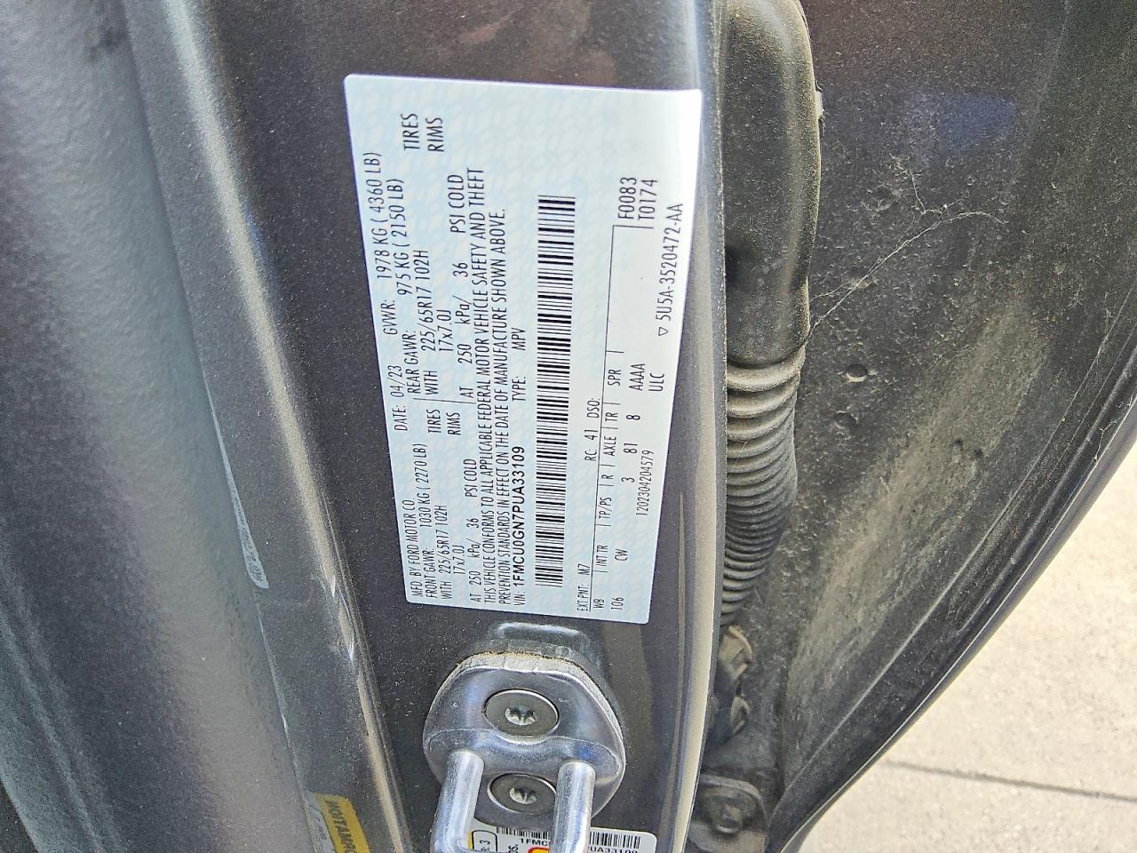 2023 FORD ESCAPE