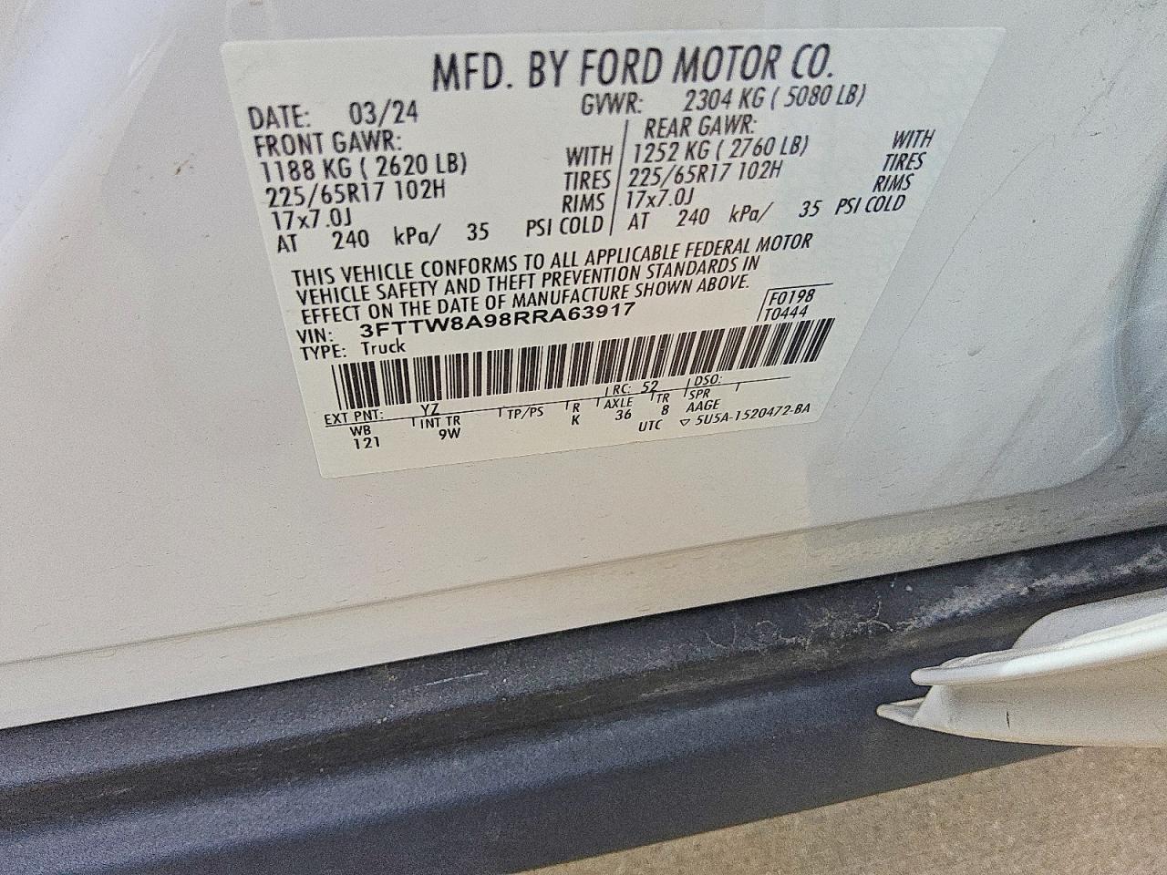2024 FORD MAVERICK
