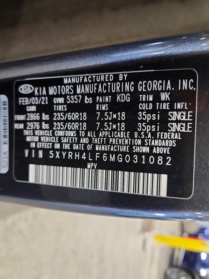 2021 KIA SORENTO