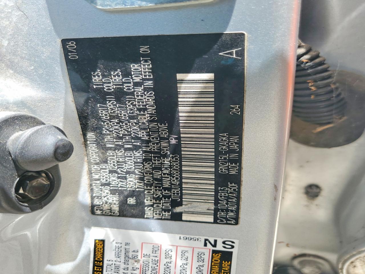 2006 TOYOTA 4RUNNER