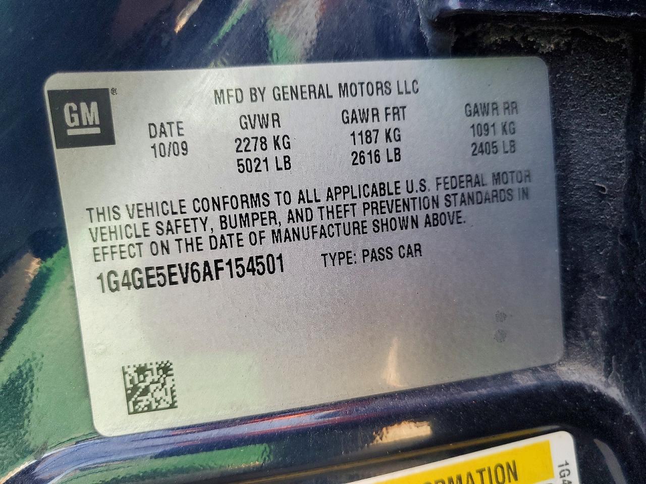 2010 BUICK LACROSSE