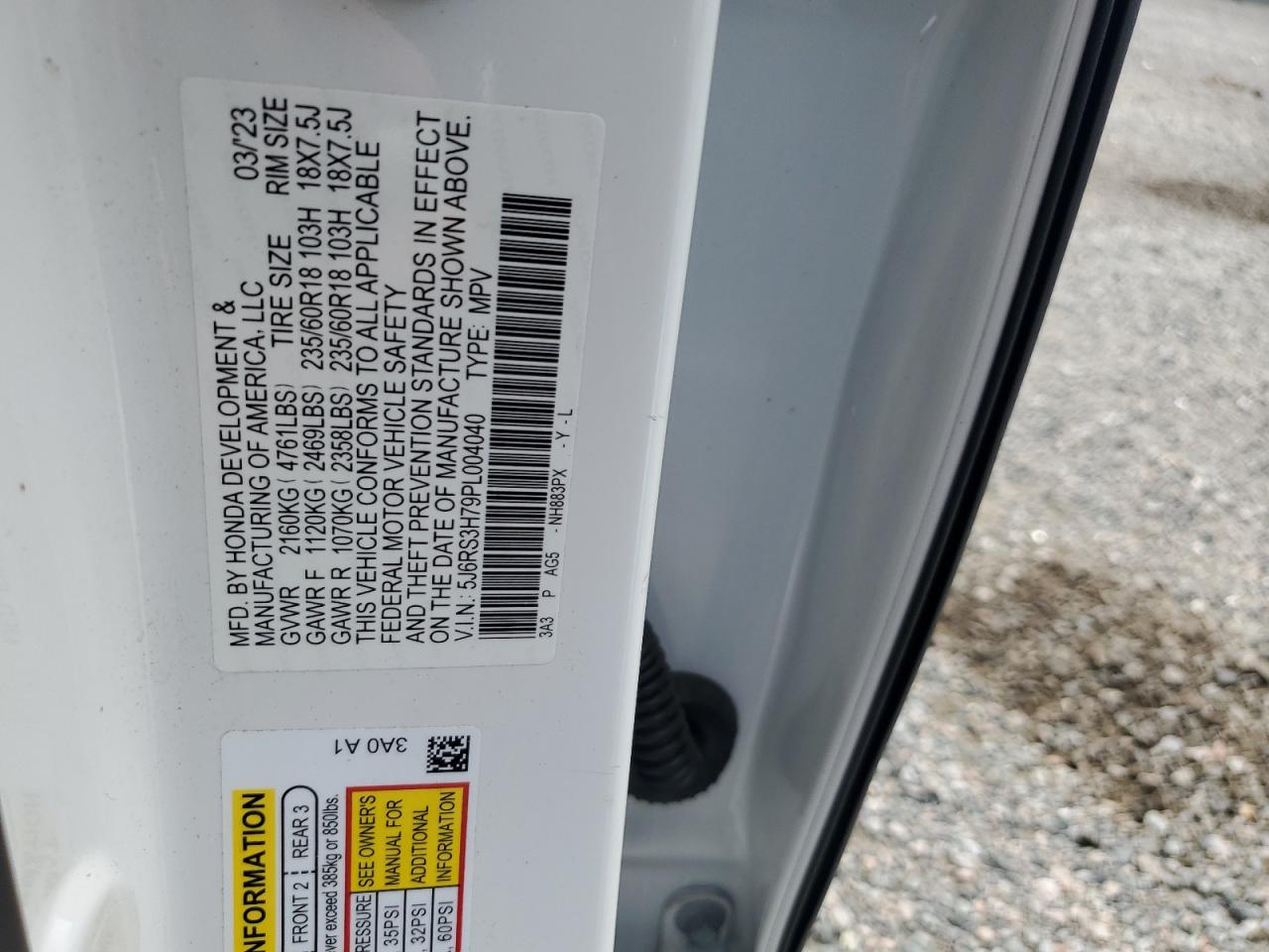 2023 HONDA CRV