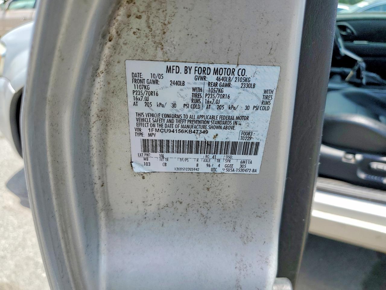 2006 FORD ESCAPE