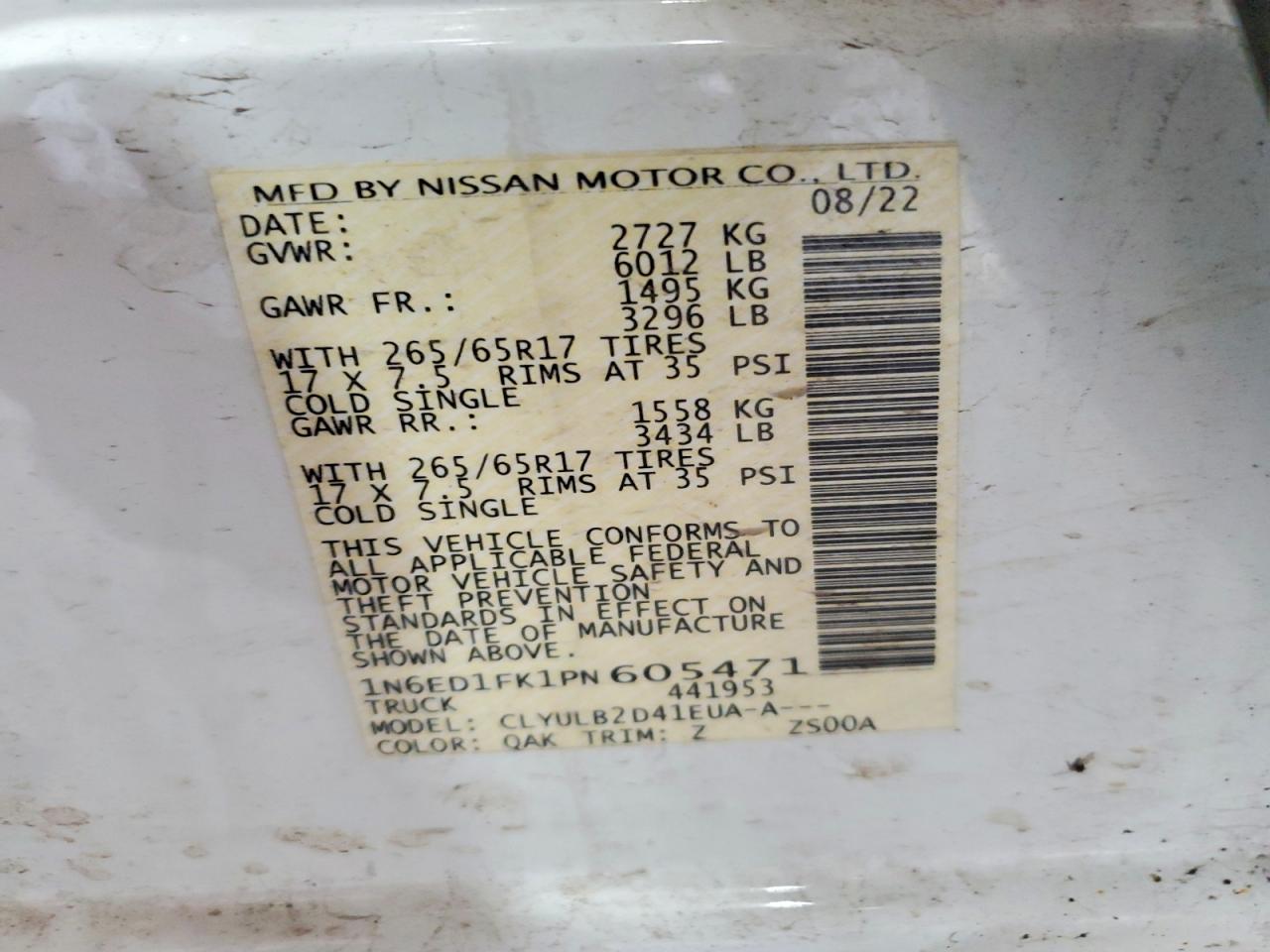 2023 NISSAN All Models